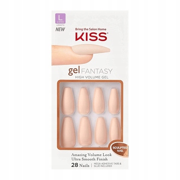 

Kiss sztuczne paznokcie Gel Fantasy KGFS01 x28 L
