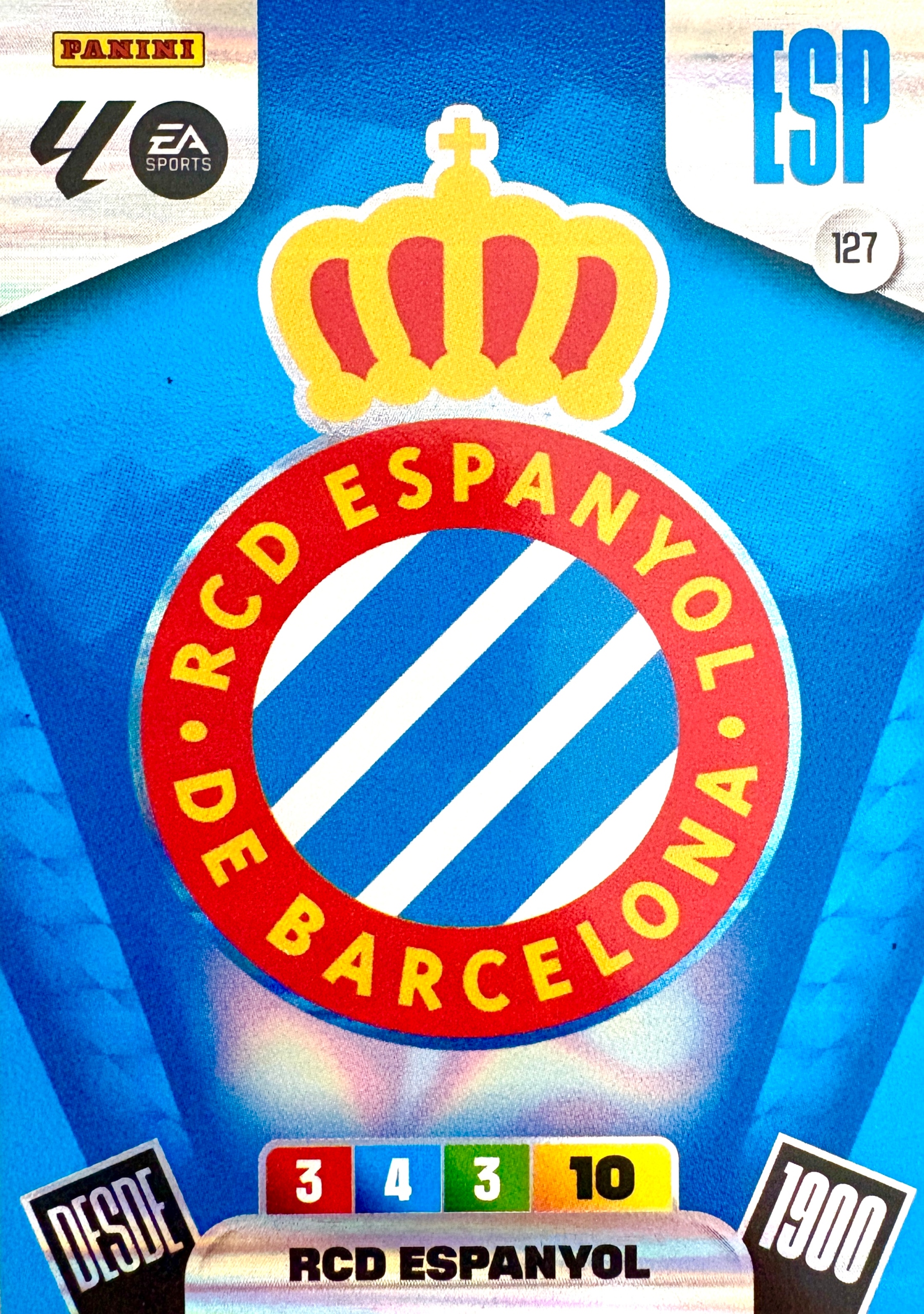 La Liga hiszpańska 2025-26 2026 herb Logo 127 Rcd Espanyol