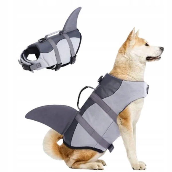 Levně Kapok Pro Psa Žralok Na Plavání Doggy Shark M