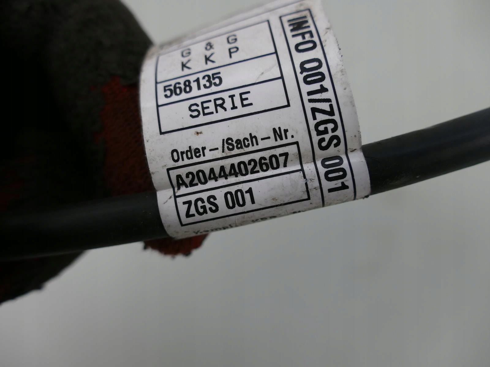 MERCEDES C W204 BATTERIEMANAGEMENT SENSOR UJEMNA MINUS