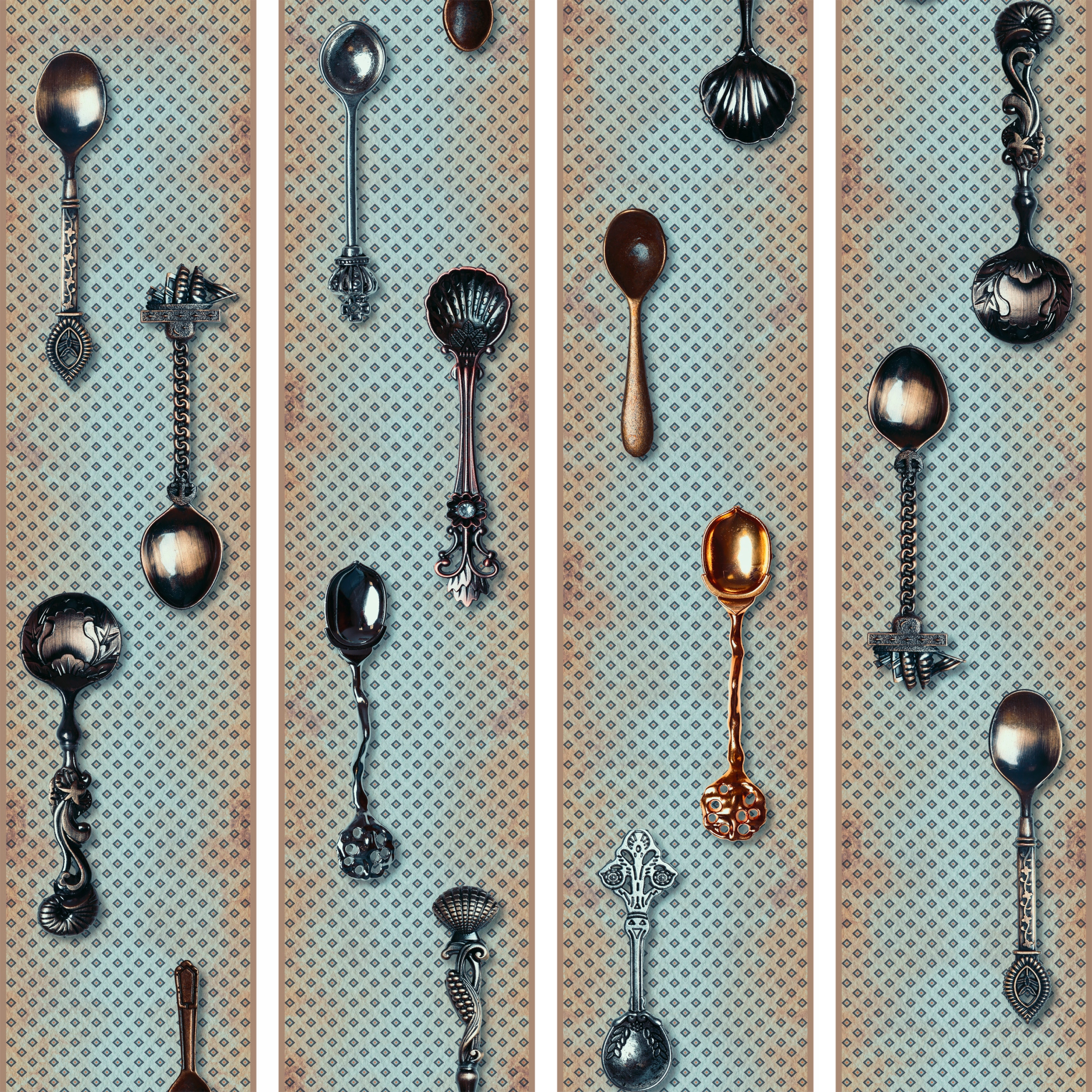 Samolepicí Tapeta Lžičky 10 m j-A-0061-j-d