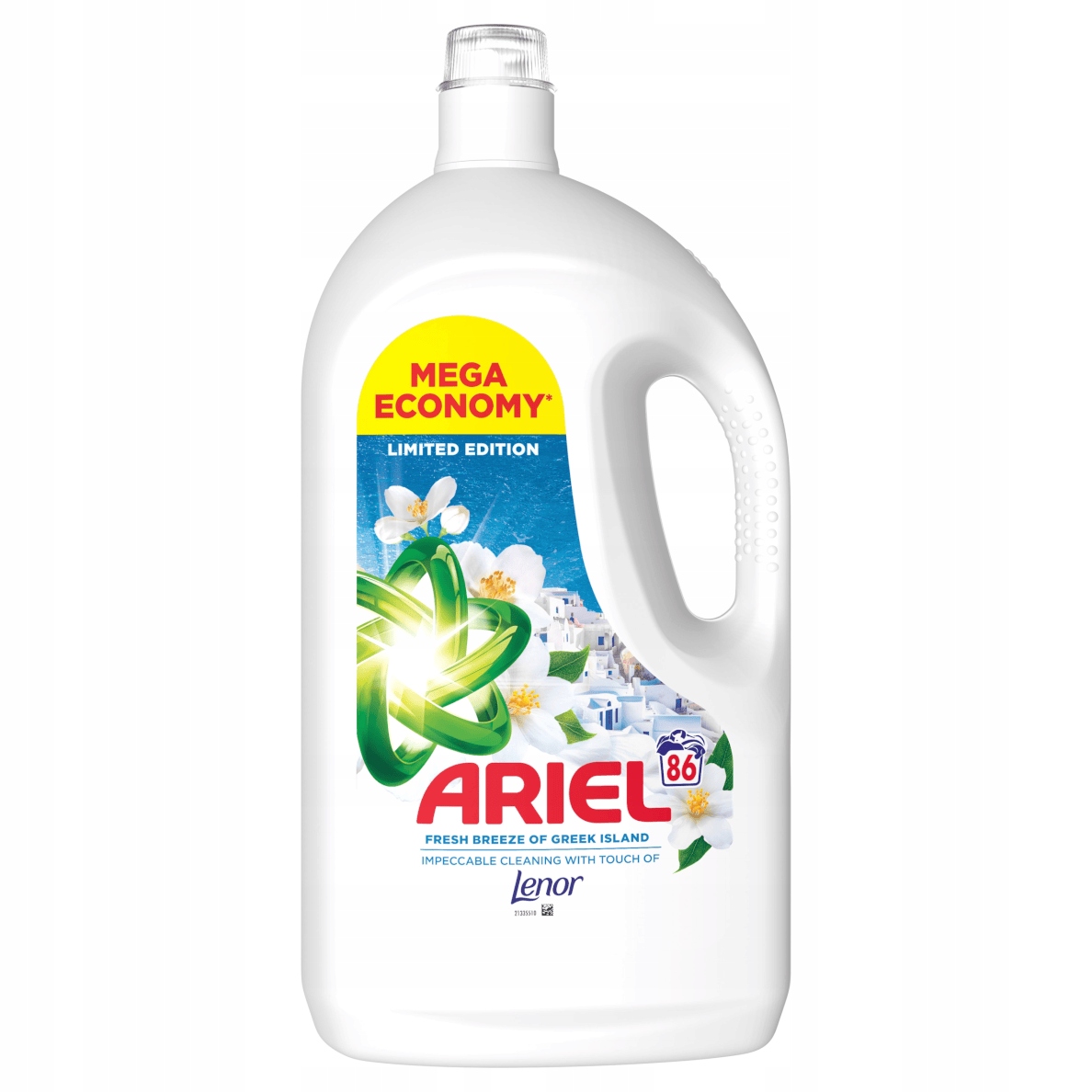 Levně Gel na praní Ariel Fresh Breeze of Greek Island 86 Praní 3,87 l