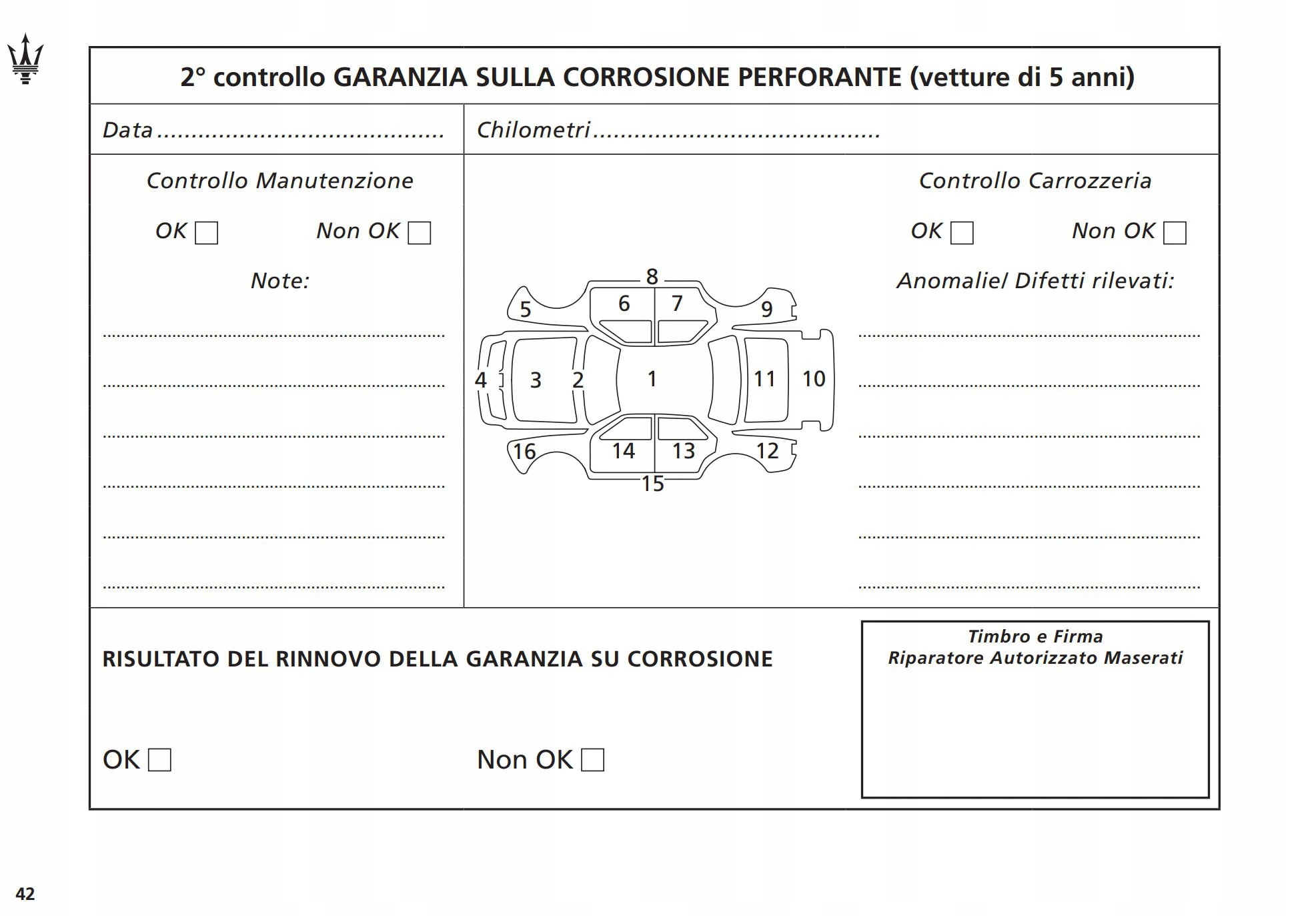 Maserati Książka Serwisowa Włoska 2017-2023 Język publikacji włoski