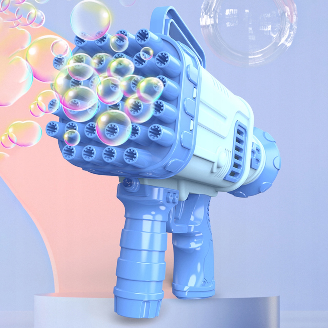 BUBBLE GUN МАШИНА ДЛЯ МИЛЬНИХ ПУХІРЕЙ Колір: відтінки синього