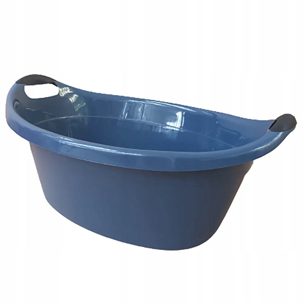 Miska plastikowa misa owalna wanienka z uchwytami Artgos granatowa 14 l