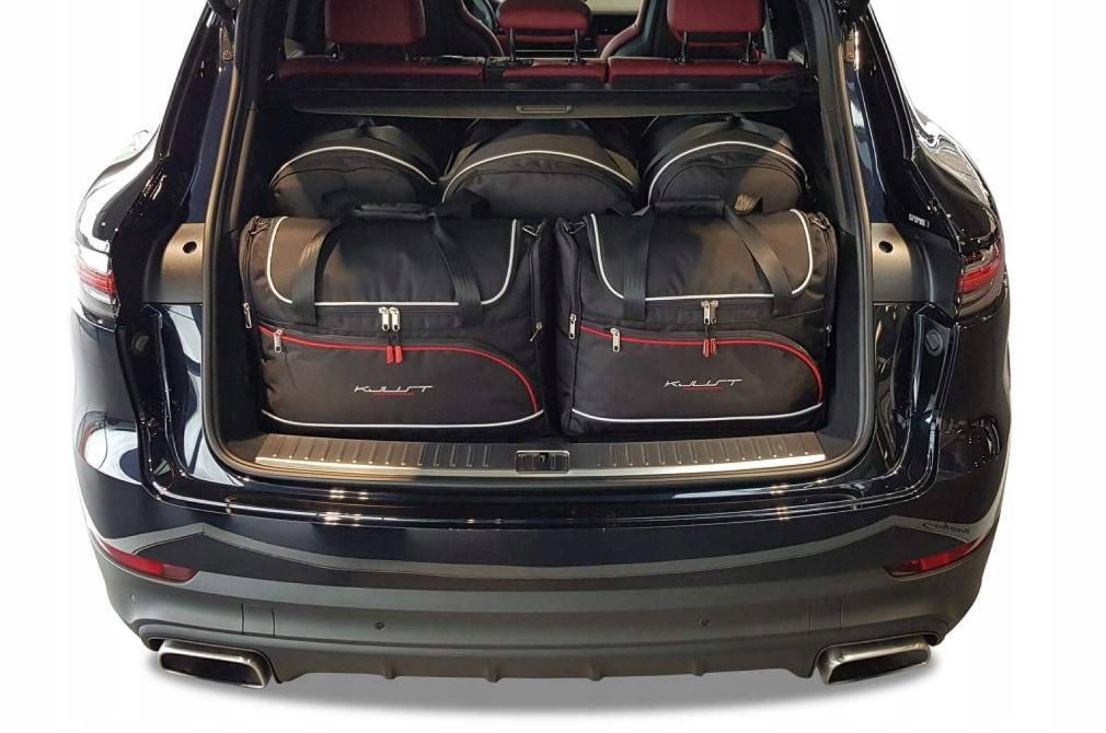 J&j Automotive Sada 5ks cestovných tašiek Aero pre Porsche Cayenne 2017+