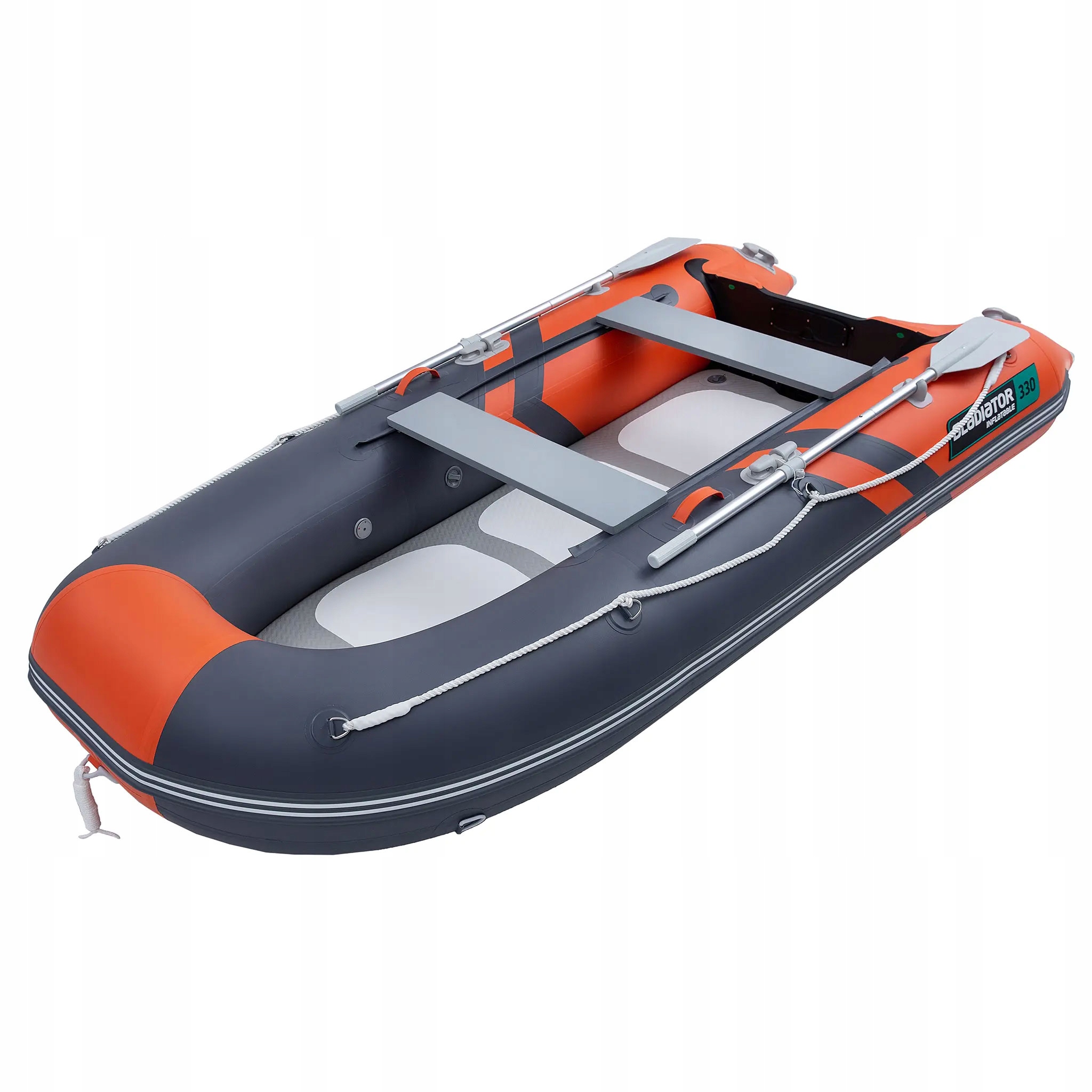 Ponton Gladiator B330AD 330cm Sztywna Pompowana Podłoga 4os. 575kg 15KM