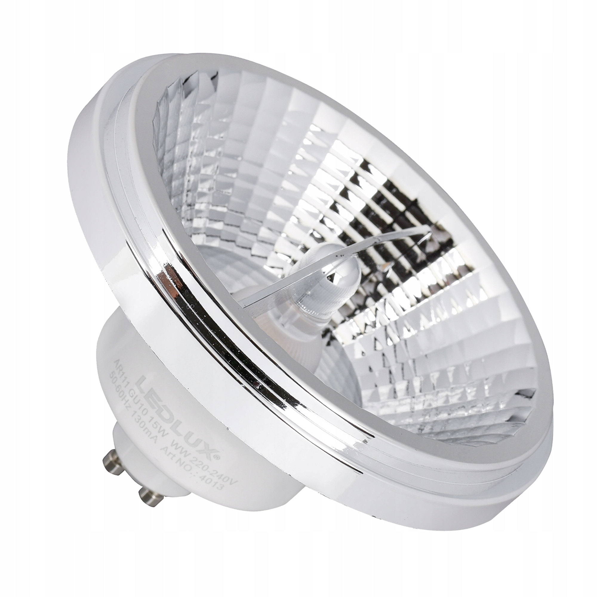 

Żarówka Led AR111 15W =140W Biała Ciepła GU10 45st