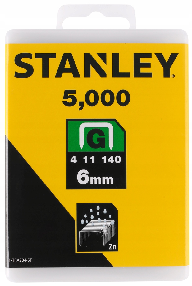 

Stanley TRA704-5T Zszywki Zszywka G 6mm 5000szt.