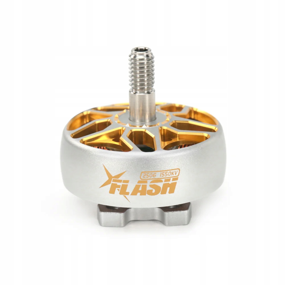 Motor Fpv Flash 2506 1550KV (6S) – šedo-zlatý