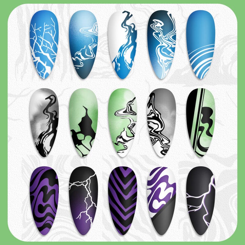 BORN PRETTY - Blaszka do Stempli - TEXTURE-L014 - WZORKI Marka Born Pretty