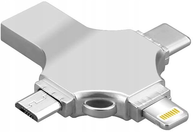 

Usb Flash Drive 4w1 Apple Pc Android 128GB Ps
