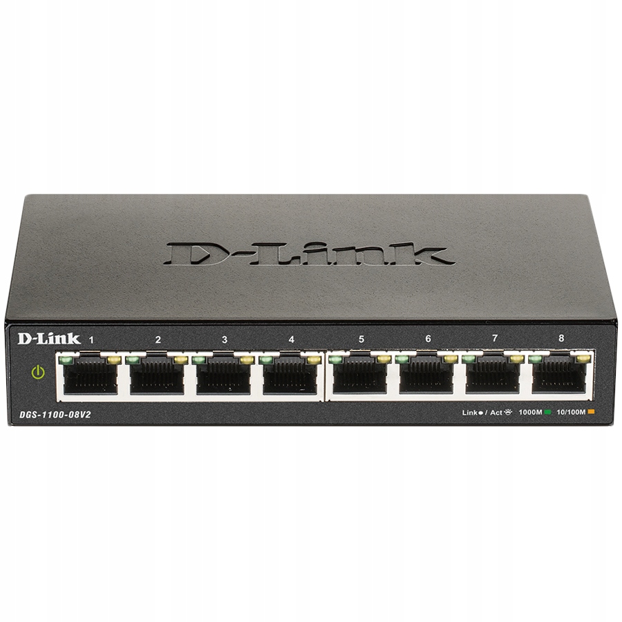 D-link 8-portový přepínač Gigabit Smart Managed (8x GbE)