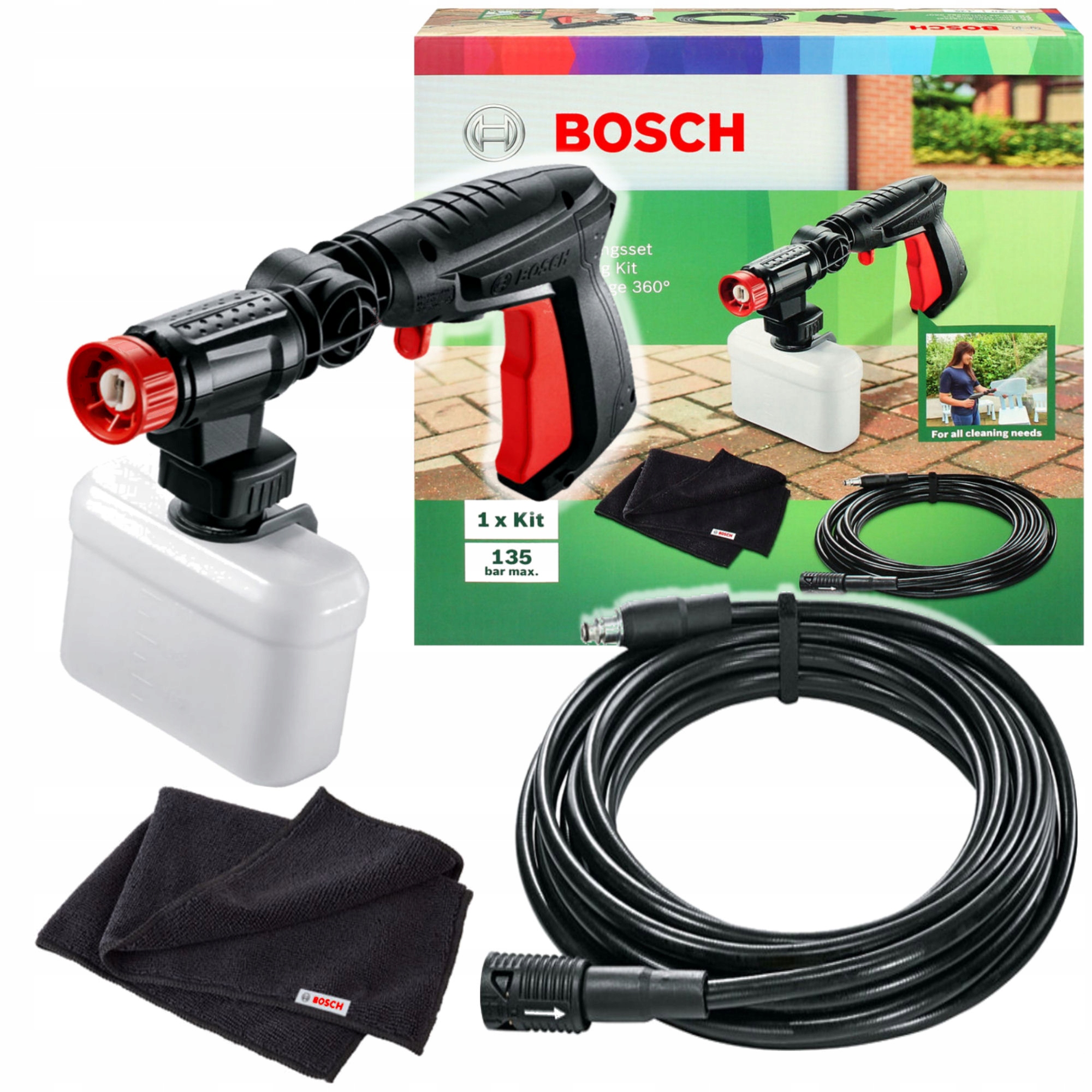 

Zestaw do mycia do myjek ciśnieniowych Bosch