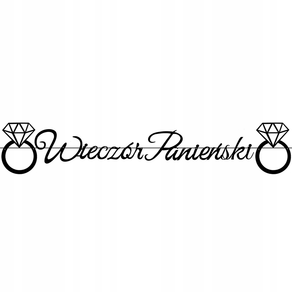 

Baner Na Wieczór Panieński Dekoracja Pierścionki