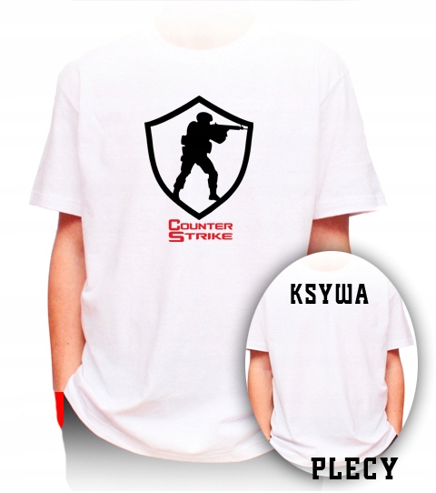 

6 Counter Strike Koszulka Cs Go Prezent Ksywa XXL