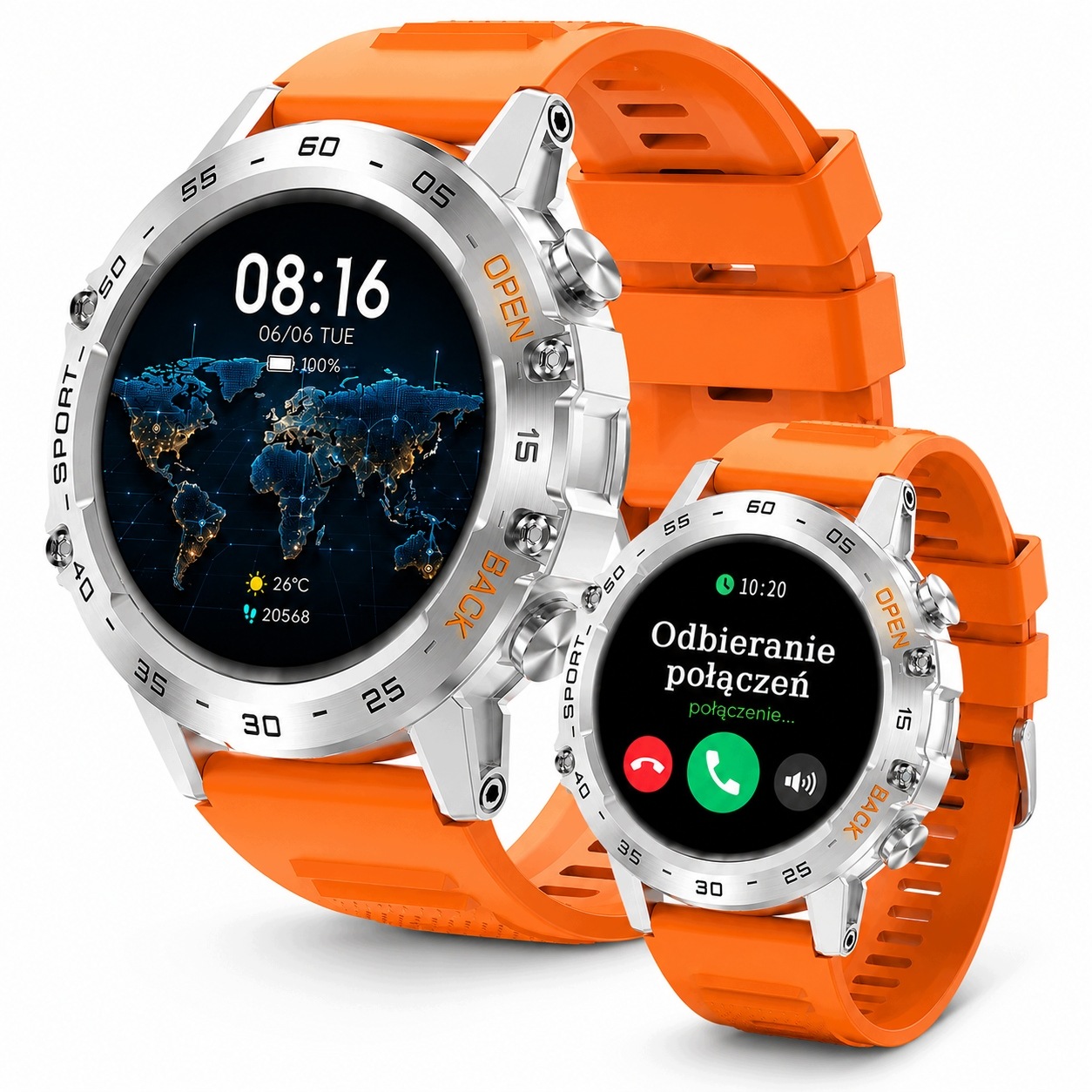 Pánské hodinky Chytré Hodinky Gravity Aston Rozhovory Sport Puls Hudba