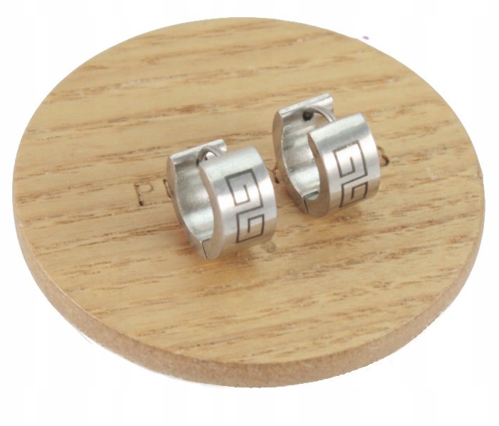 

Kolczyki Srebrne Unisex Ring Stal Nierdzewna