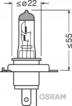 

Osram H4 75/70 W 64196-01B 1