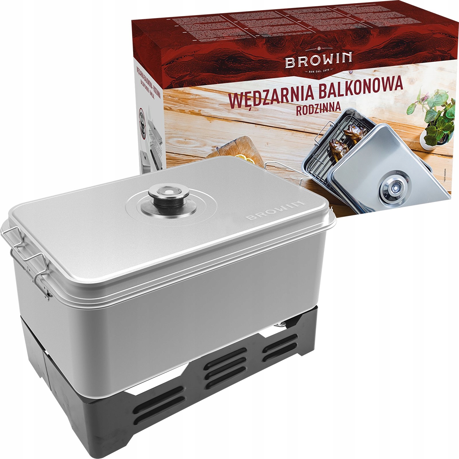 

Wędzarnia Balkonowa XXL 3 ruszty Poziomy Rodzinna
