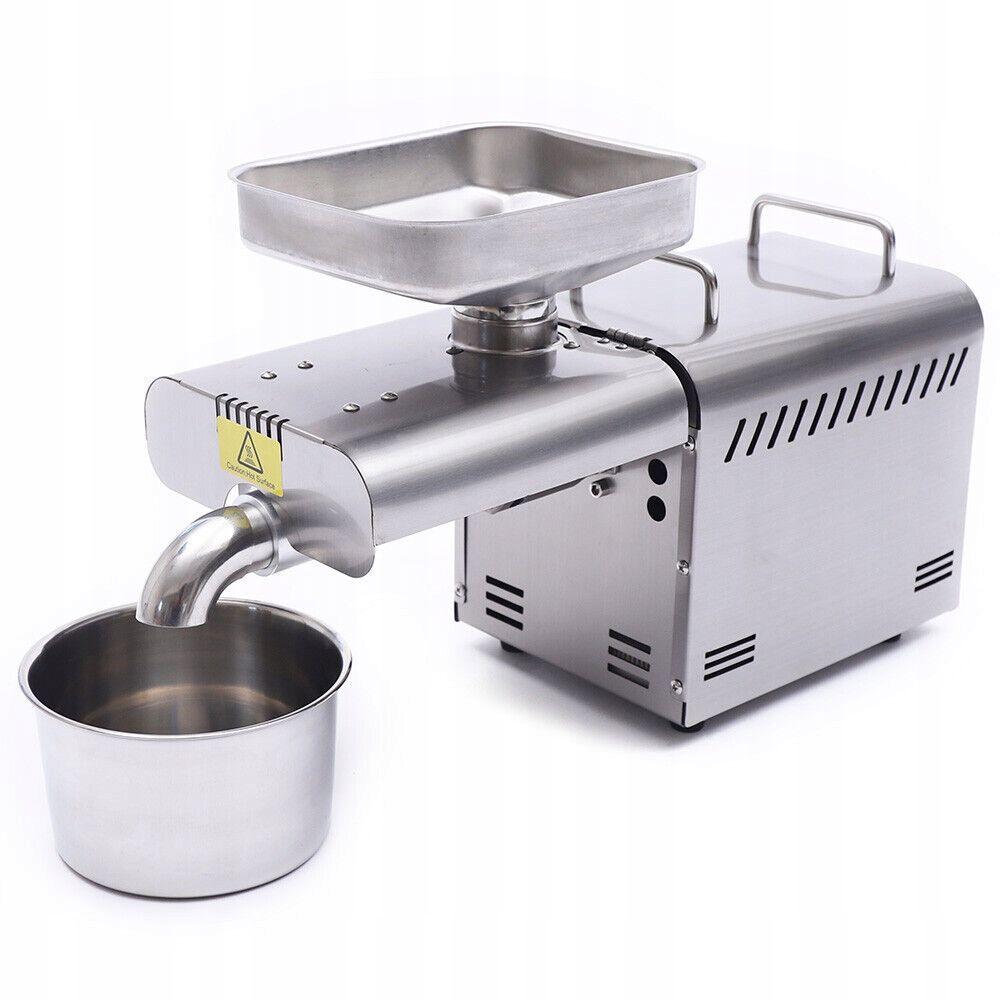 750W PRASA EKSTRAKTOR MASZYNA DO TŁOCZENIA OLEJU Kolor dominujący srebrny/szary