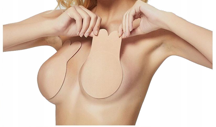 

Biustonosz push up samonośny stanik beżowy L/XL