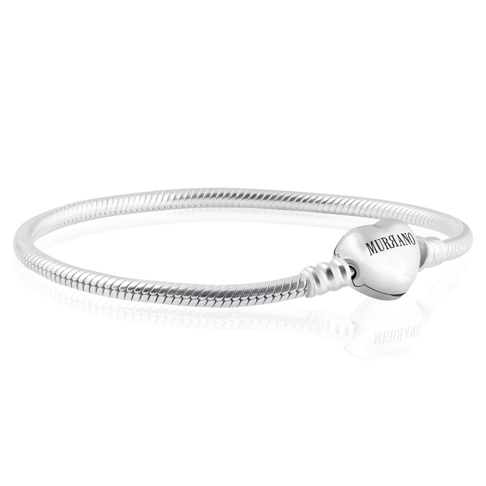 

Bransoletka Srebrna 925 Baza Murano Do Charms
