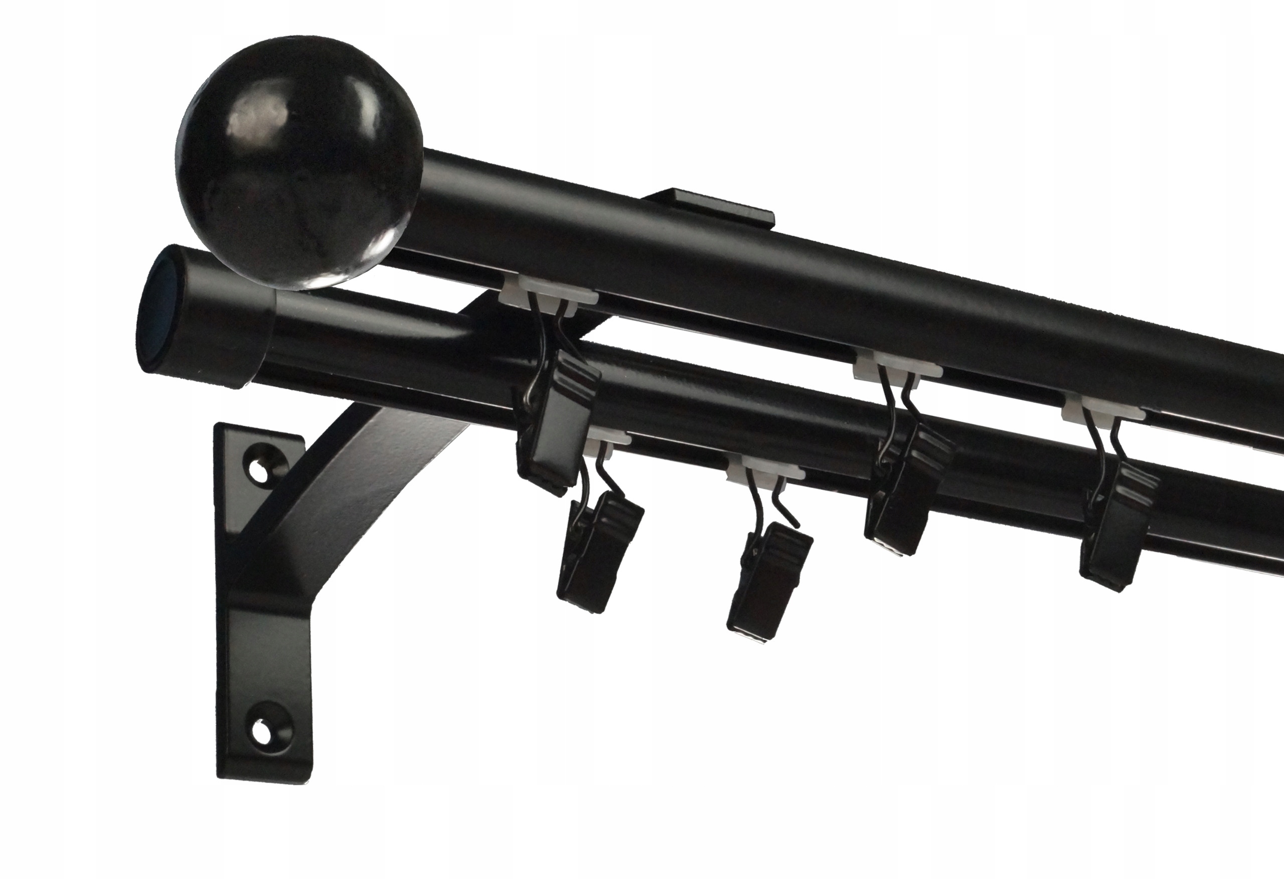 

Karnisz szyna Aluminiowy Podw. Fi 19 340 CM Czarny