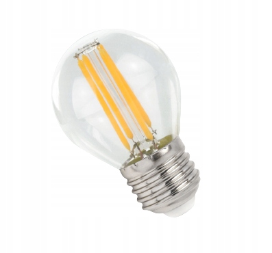 

Żarówka Led filamentowa 4W E27 ciepła biała 3000K