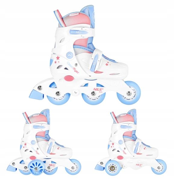 kolečkové brusle 3v1 pro výuku jízdy, kolečkové brusle kolečkové brusle 26-29