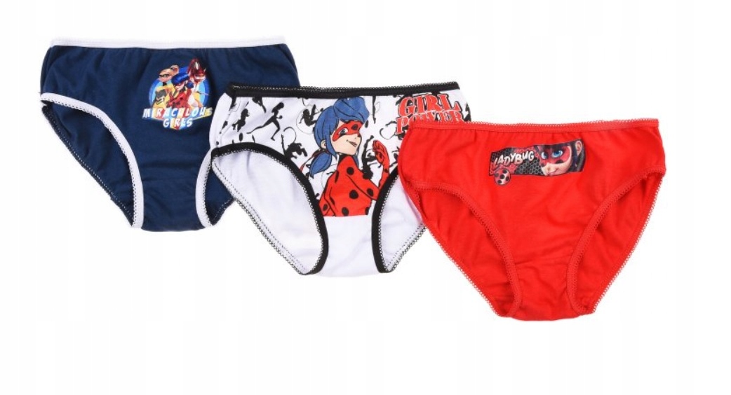 

Biedronka Czarny Kot 3X Majtki Figi 92/98