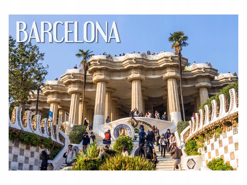 

Barcelona Architektonika Magnes na lodówkę
