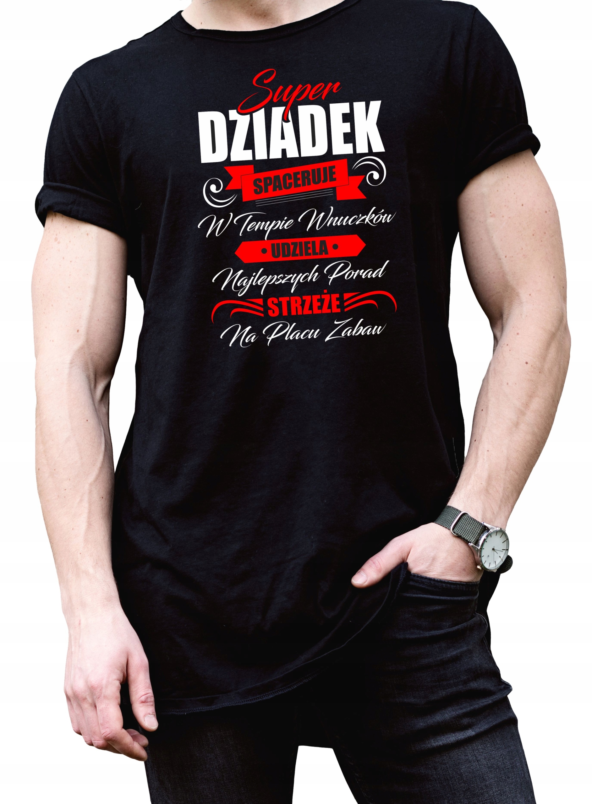 

Koszulka na Dzień Babci Dziadka dziadek L