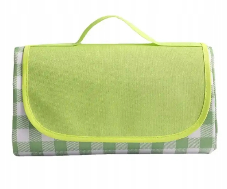 

Duży Koc Piknikowy Mata 200x200 Zielona