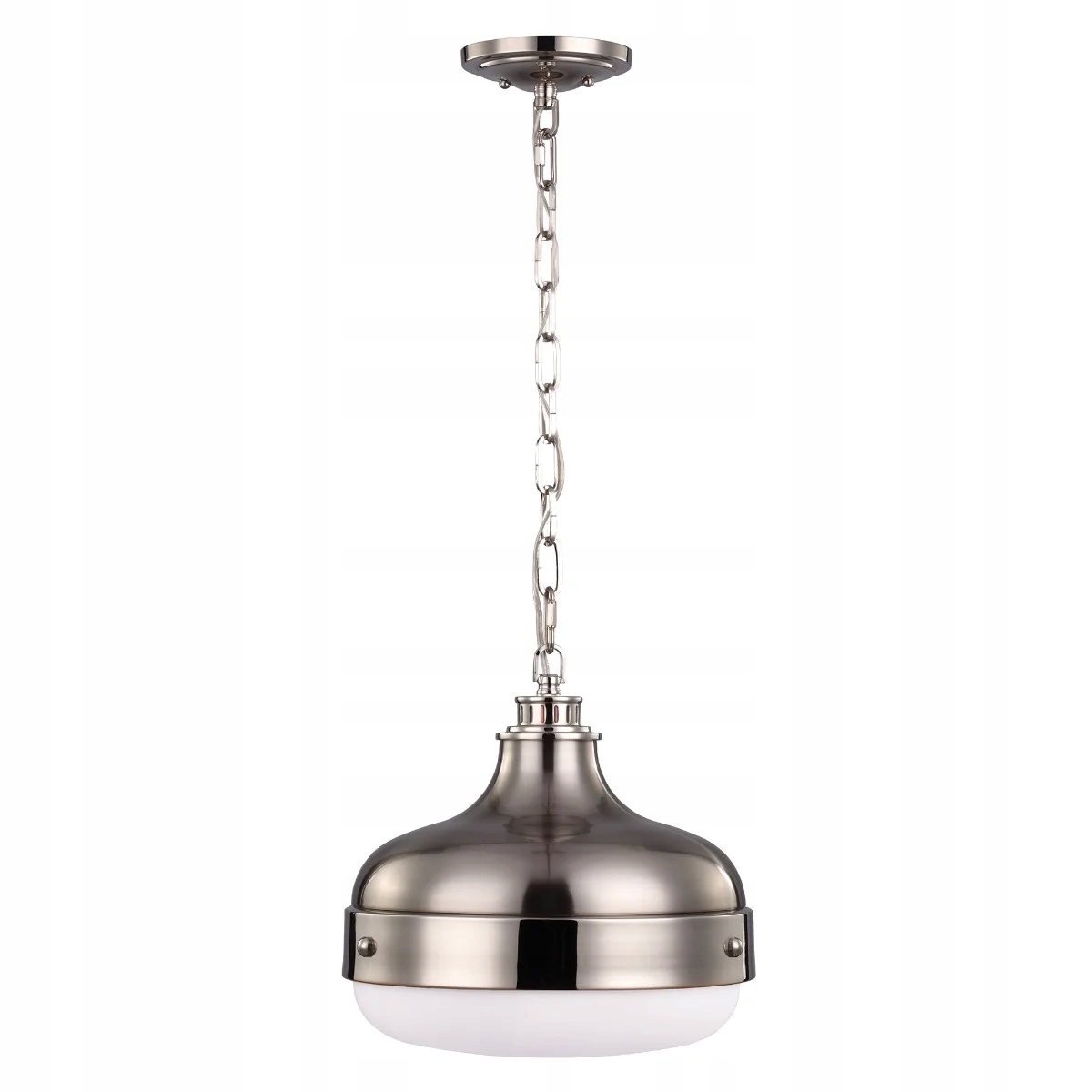 Závesná lampa Cadence 2xE27 75W leštený nikel Feiss