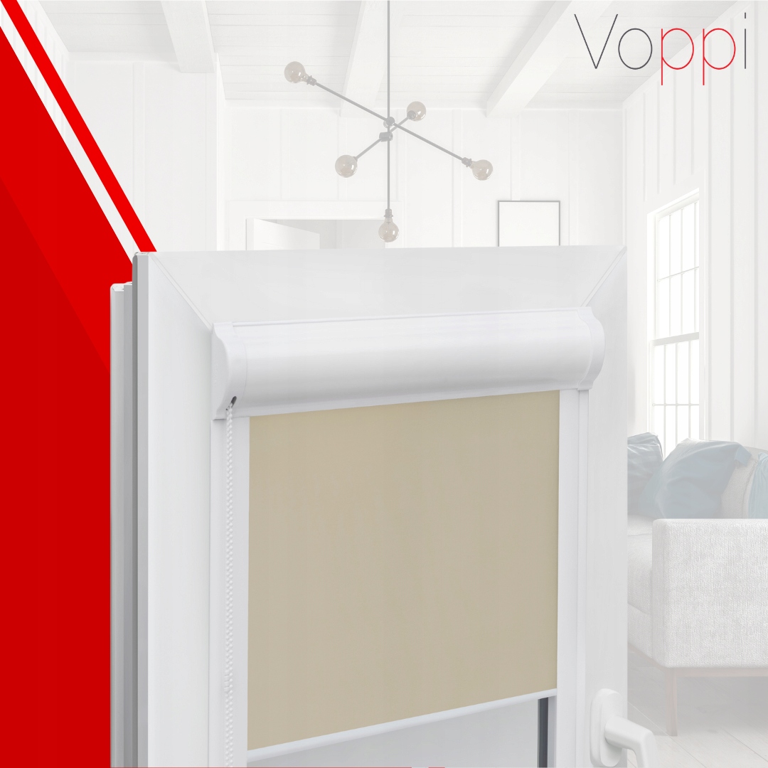 ROLETA ZACIEMNIAJĄCA W KASECIE TERMICZNA 119x210 Wzór gładki