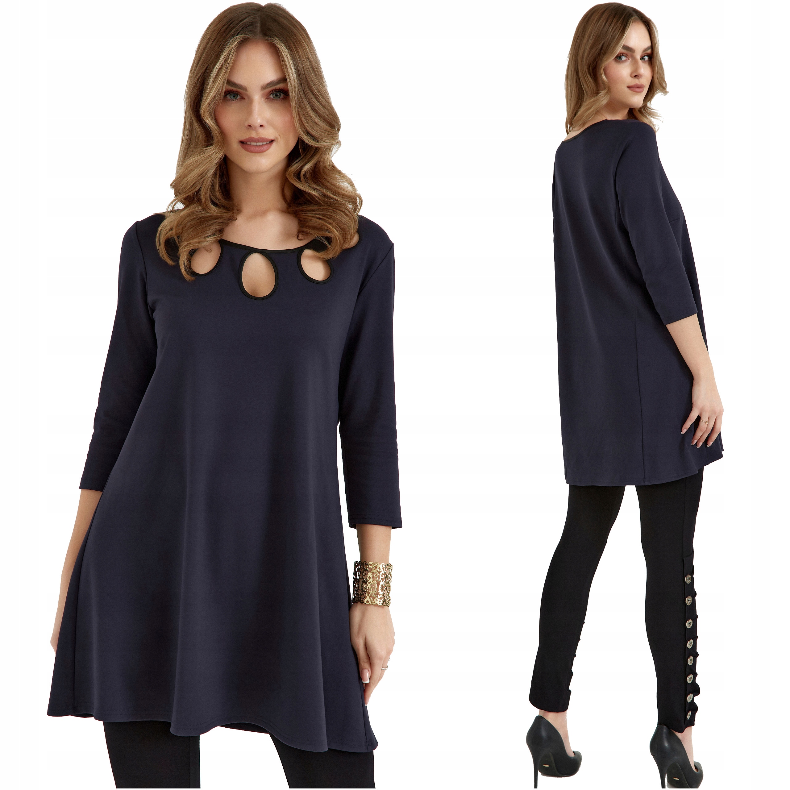 Elegantní dámská Šaty s velkými rozměry Plus Size Polský Výrobce