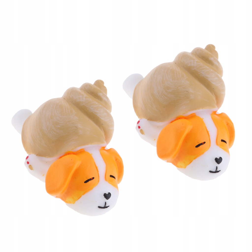 Miniaturowa ozdoba do domku dla lalek Pomarańczowy piesek