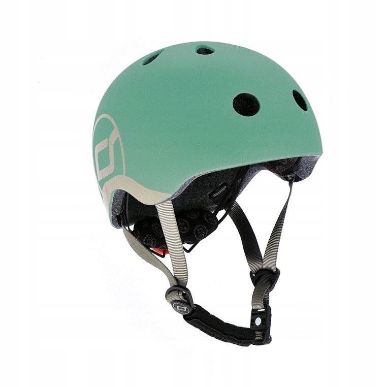 Scootandride Kask Xxs-s Forest Dla Dzieci Lekki Regulowany Lampka Led