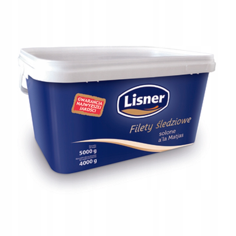 Levně Sleďové filé solené a'la matjes 5000/4000 g Lisner