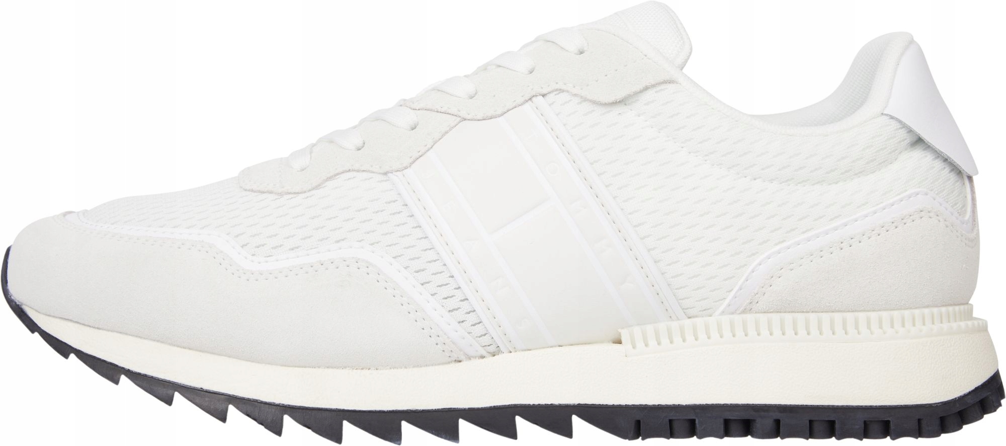 Tommy Jeans Runner MIX Bílé Sportovní Pánské Boty S Meshem A Logem 45 U2B