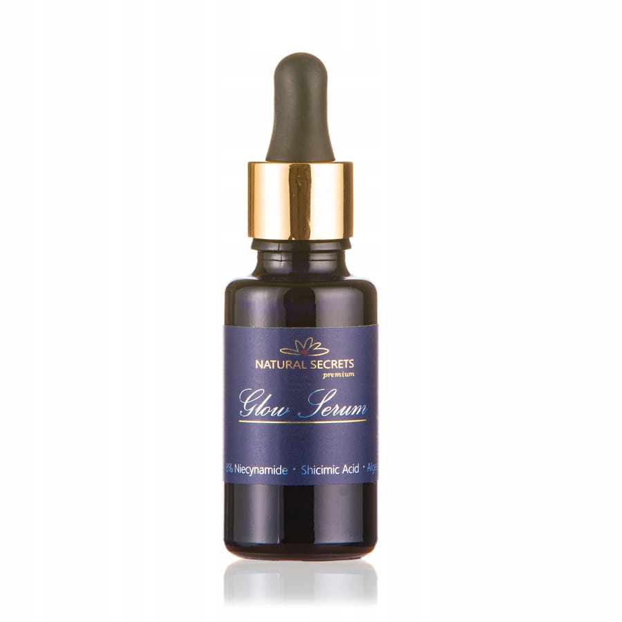 Glow Serum – 8% Nikotinamid azeloglycin trehalóza – Natural Secrets