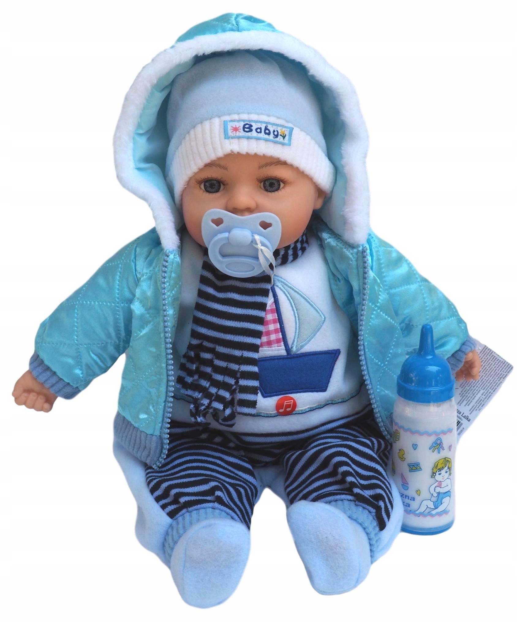 LALKA BOBAS MÓWI I ŚPIEWA BOBASEK SMOCZEK BUTELKA