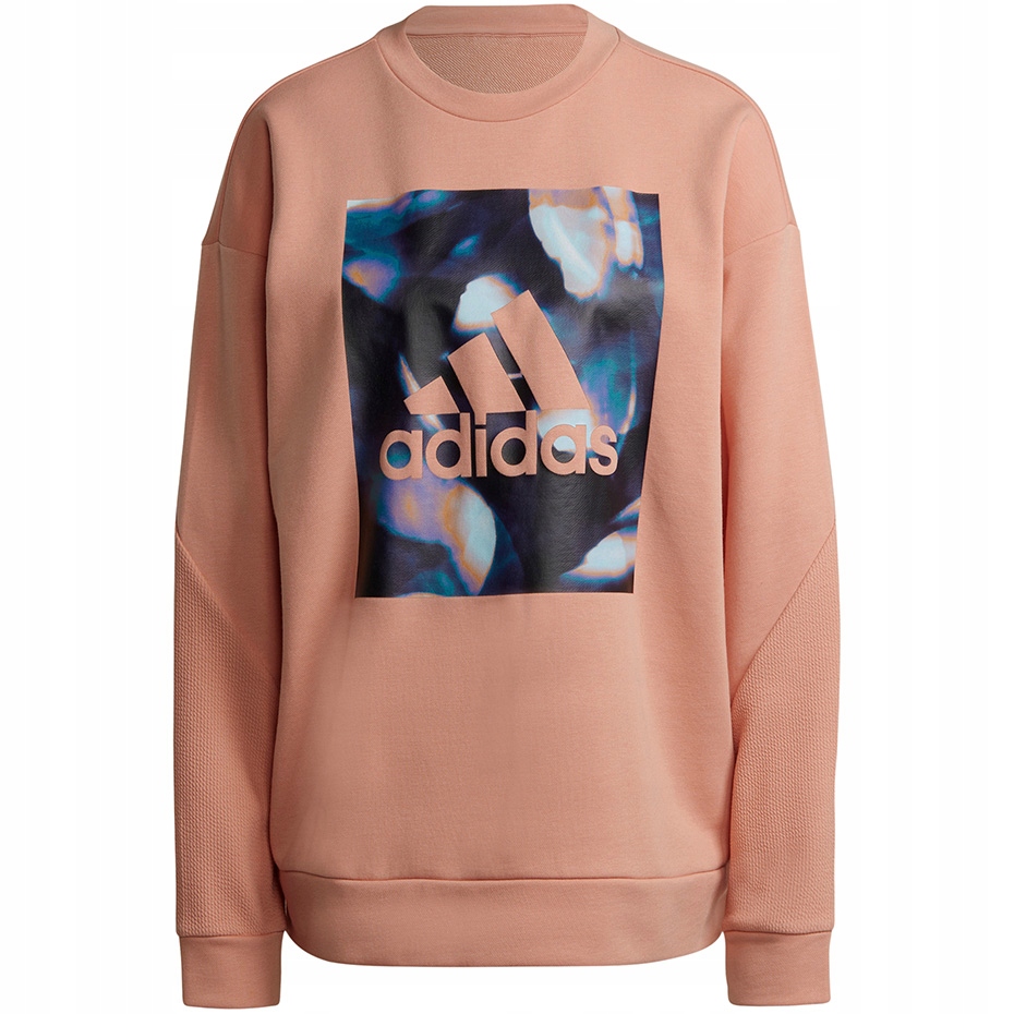 Bluza damska adidas Youforyou Sweatshirt morelowa HA2431 R. Xs