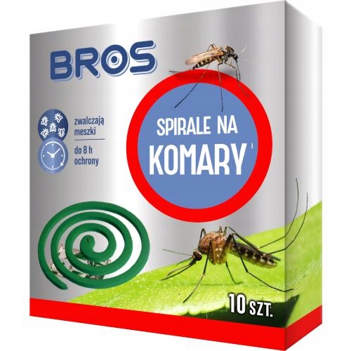 

Bros Spirale na komary, 10szt.