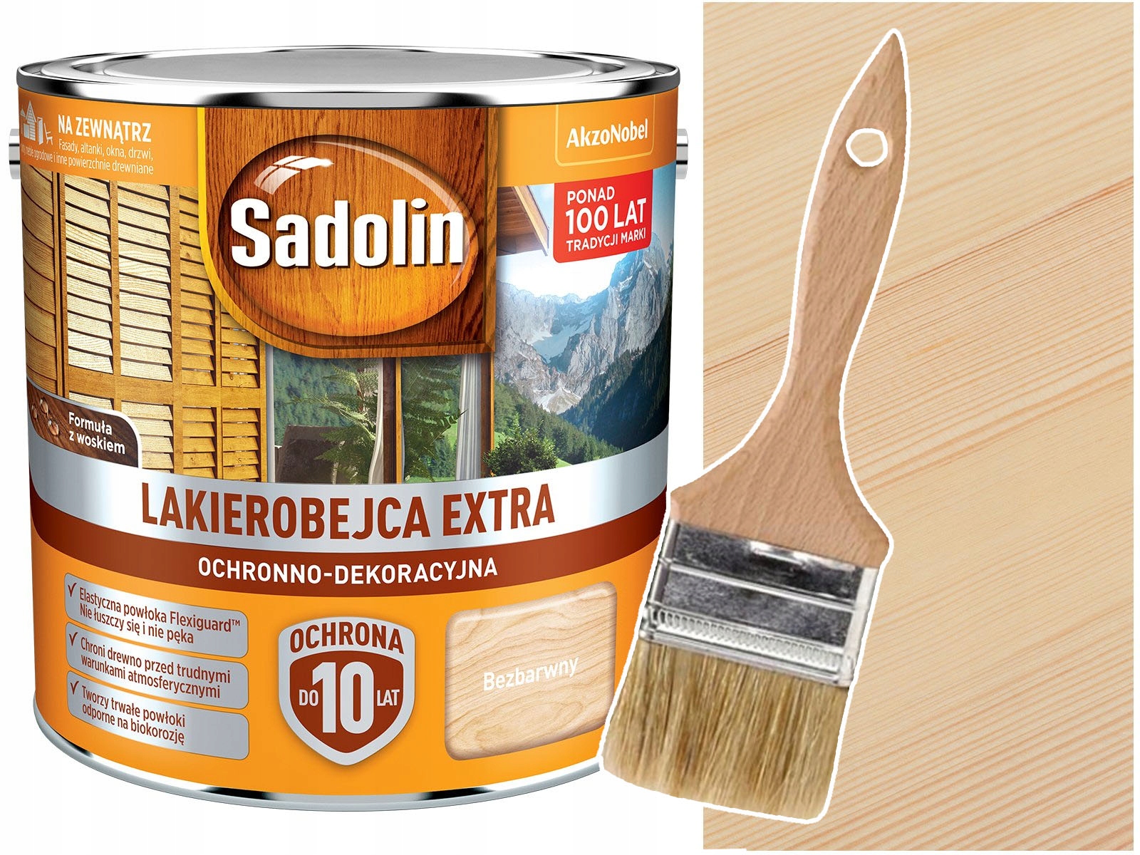 

Sadolin Lakierobejca drewna Extra Bezbarwny 0,75L