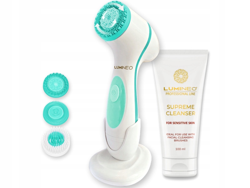 Szczoteczka do twarzy Lumineo 868 Classic Turkusowy Żel 100 ml