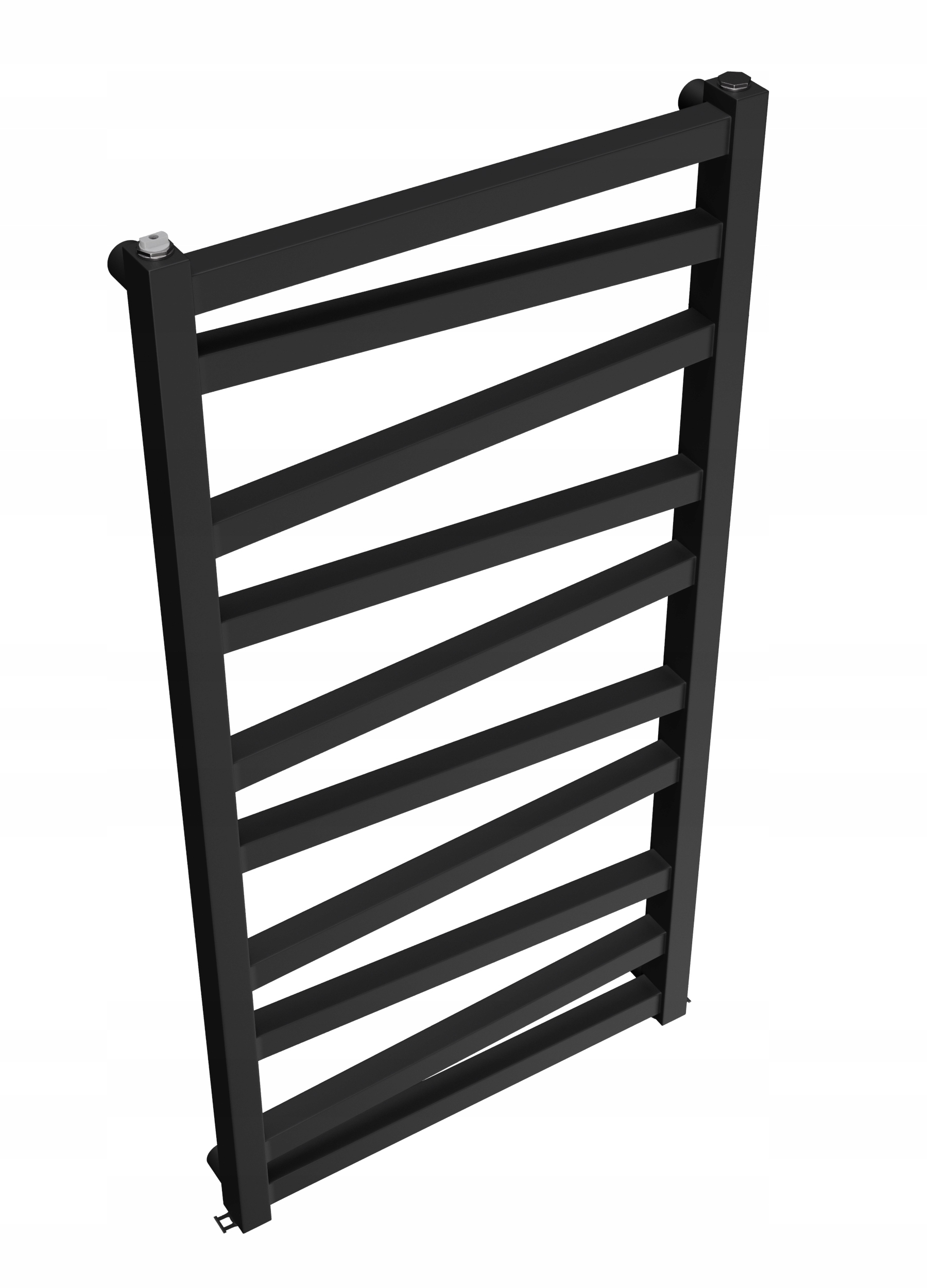 

Grzejnik dekoracyjny Zygzak 750x500 Czarny Mat