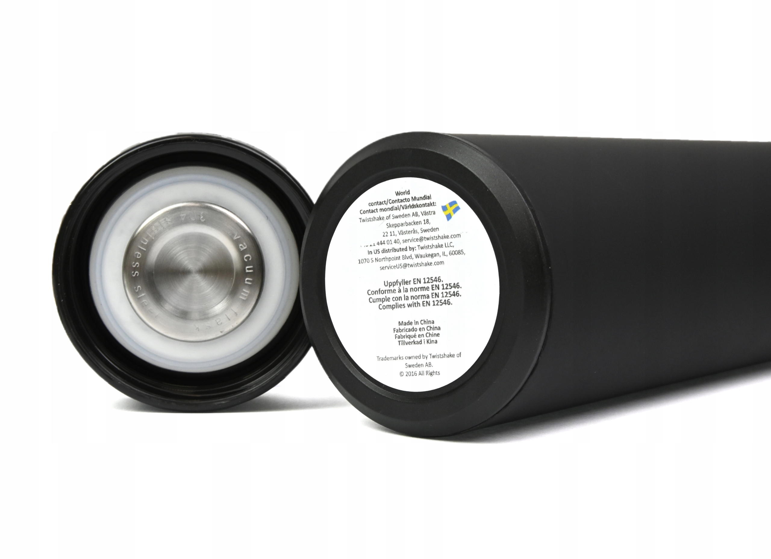 Termos na napoje Twistshake 0,42 l czarny Pojemność 0.42 l