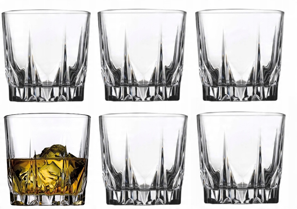 

Szklanki Whisky Drinków Latte Zestaw Komplet 6szt.